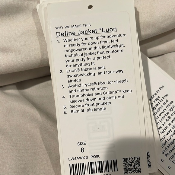 BLACK CAMO RARE LULULEMON DEFINE JACKET - Picture 3 of 3